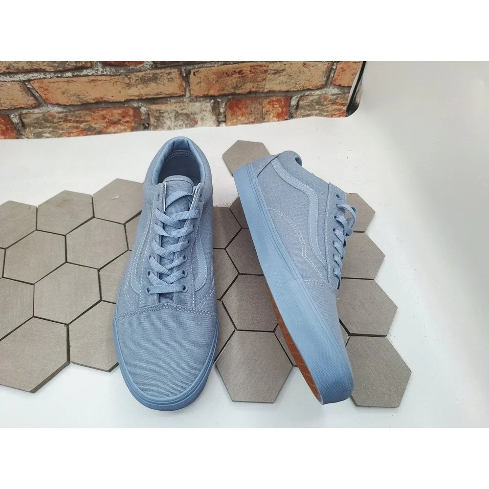 Vans Old Skool Pastel Mono Dusty Blue Monochromatic Light Unc‎ Knu Men Sz 8